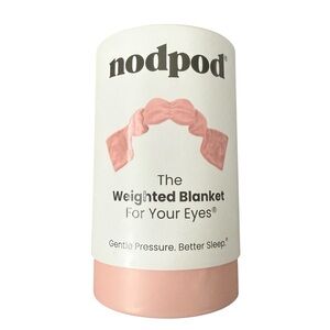 Nodpod Pink Weighted Eye Blanket